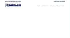 Desktop Screenshot of matthewtmillerlaw.com
